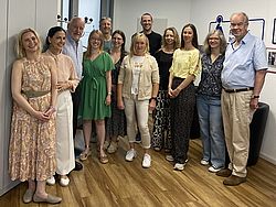 Gruppenfoto: AFI Team mit Dieter Schellschmidt